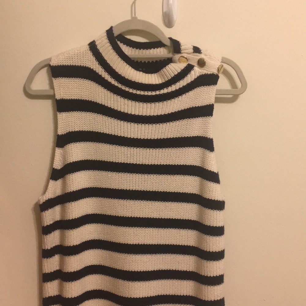Loft high neck sweater tank
